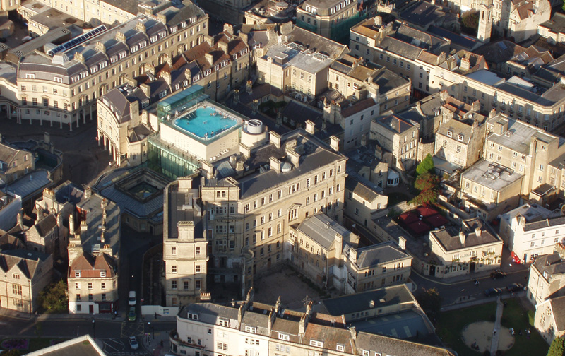 Bath thermae aerial