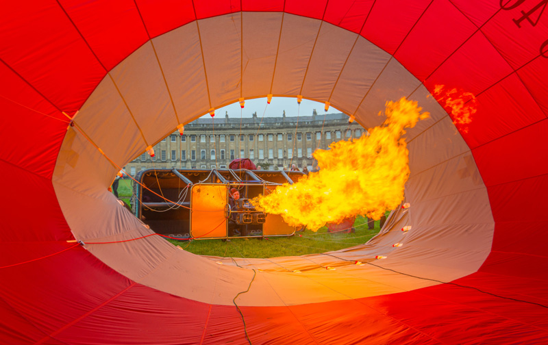 Bath flames